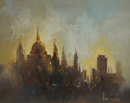 Ben Maile (1922-2017), ‘The Majesty of Wren’, oil on canvas, signed, 39 x 49cm